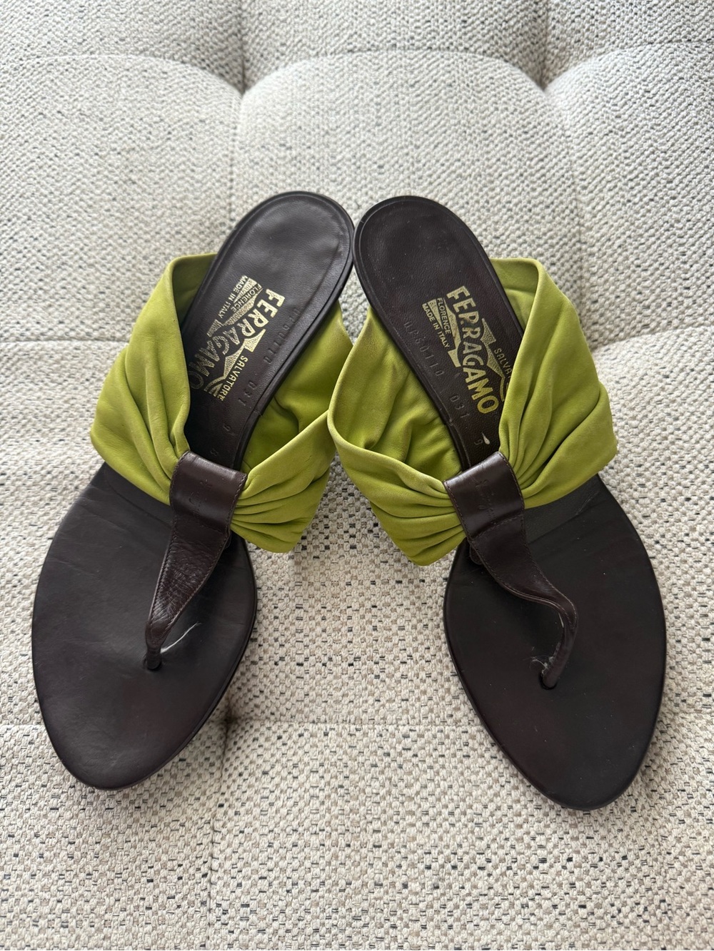 Salvatore Ferragamo Vintage Women's Slide Sandals heels